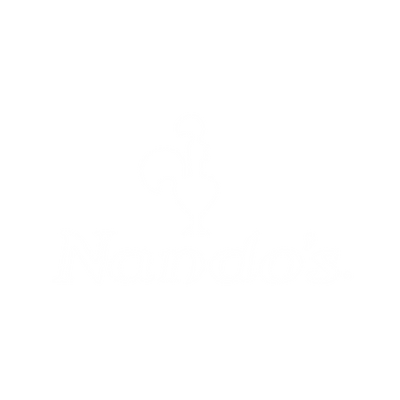 Nandos logo with chicken above text