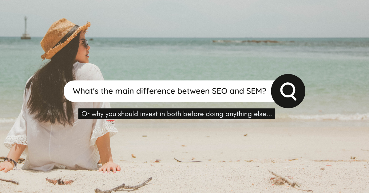 difference between seo and sem