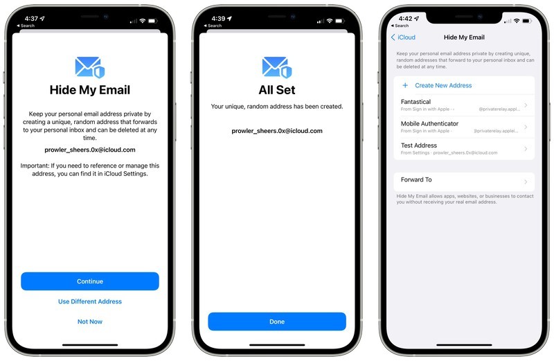 Apple Support on X: With iCloud+, you can create unique, random email  addresses that forward to your personal inbox so you can send and receive  email without sharing your real email address.